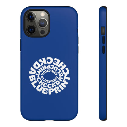 Check-Da-Blueprint phone case