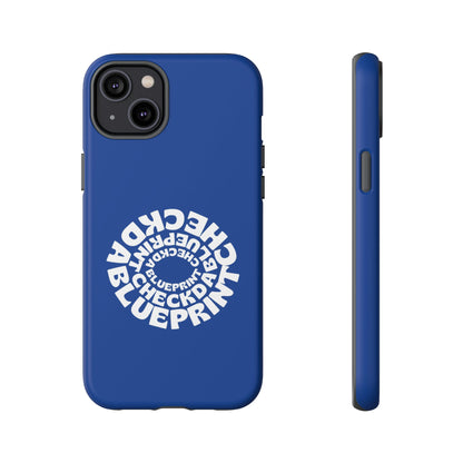 Check-Da-Blueprint phone case