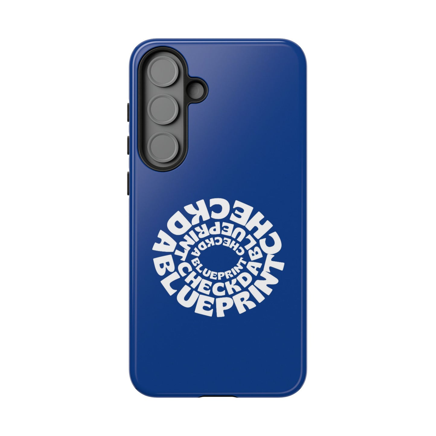 Check-Da-Blueprint phone case