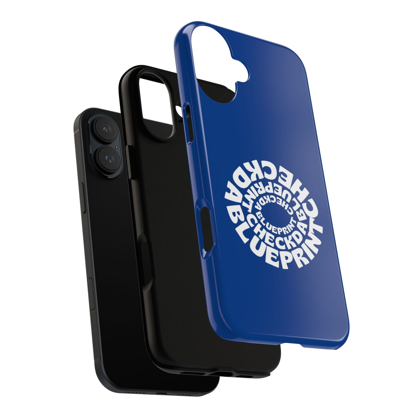 Check-Da-Blueprint phone case