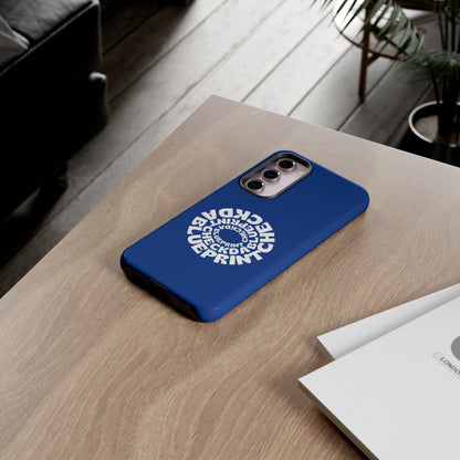 Check-Da-Blueprint phone case