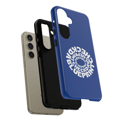 Check-Da-Blueprint phone case