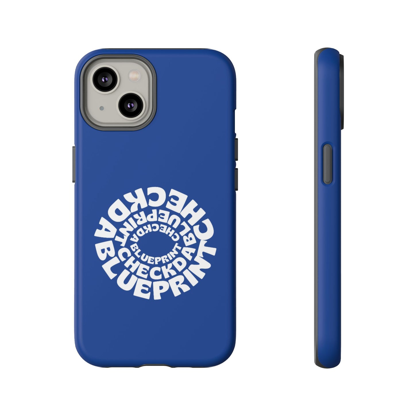 Check-Da-Blueprint phone case