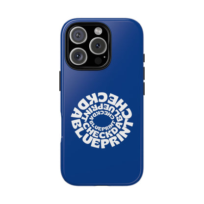 Check-Da-Blueprint phone case