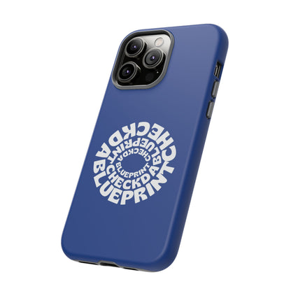 Check-Da-Blueprint phone case