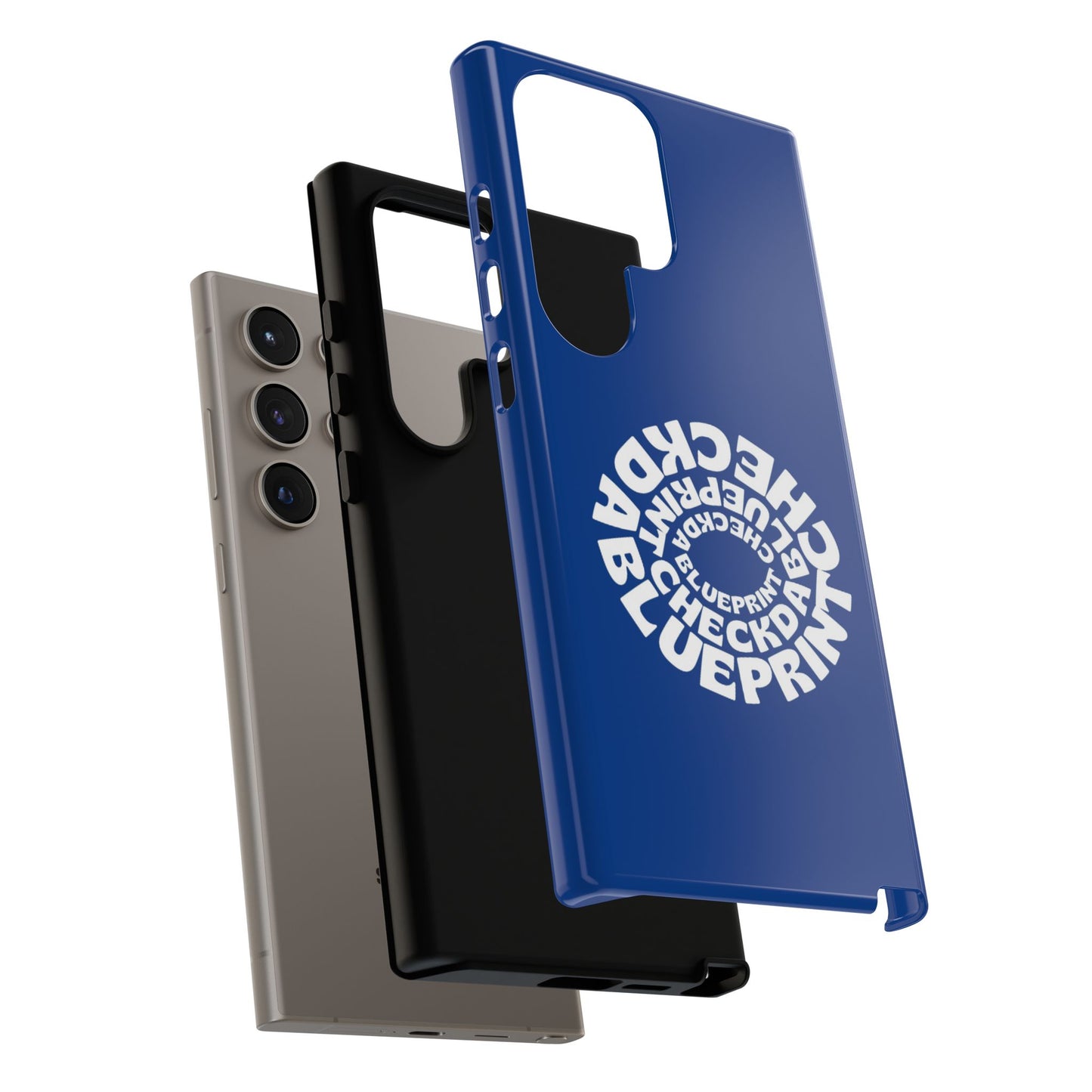 Check-Da-Blueprint phone case