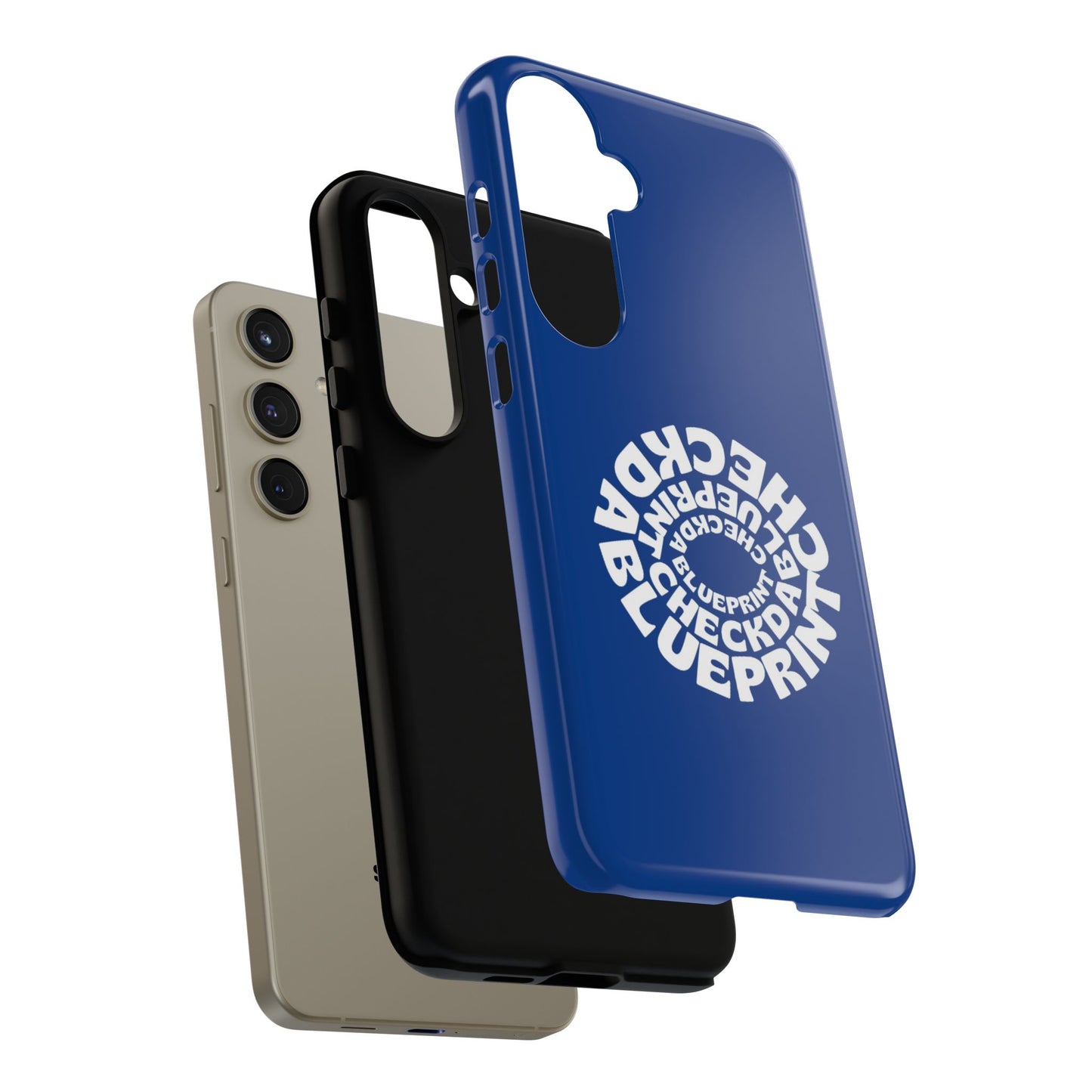 Check-Da-Blueprint phone case