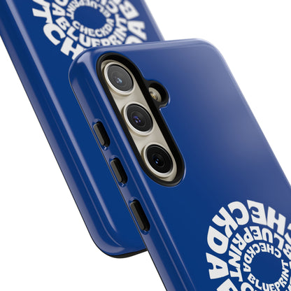 Check-Da-Blueprint phone case