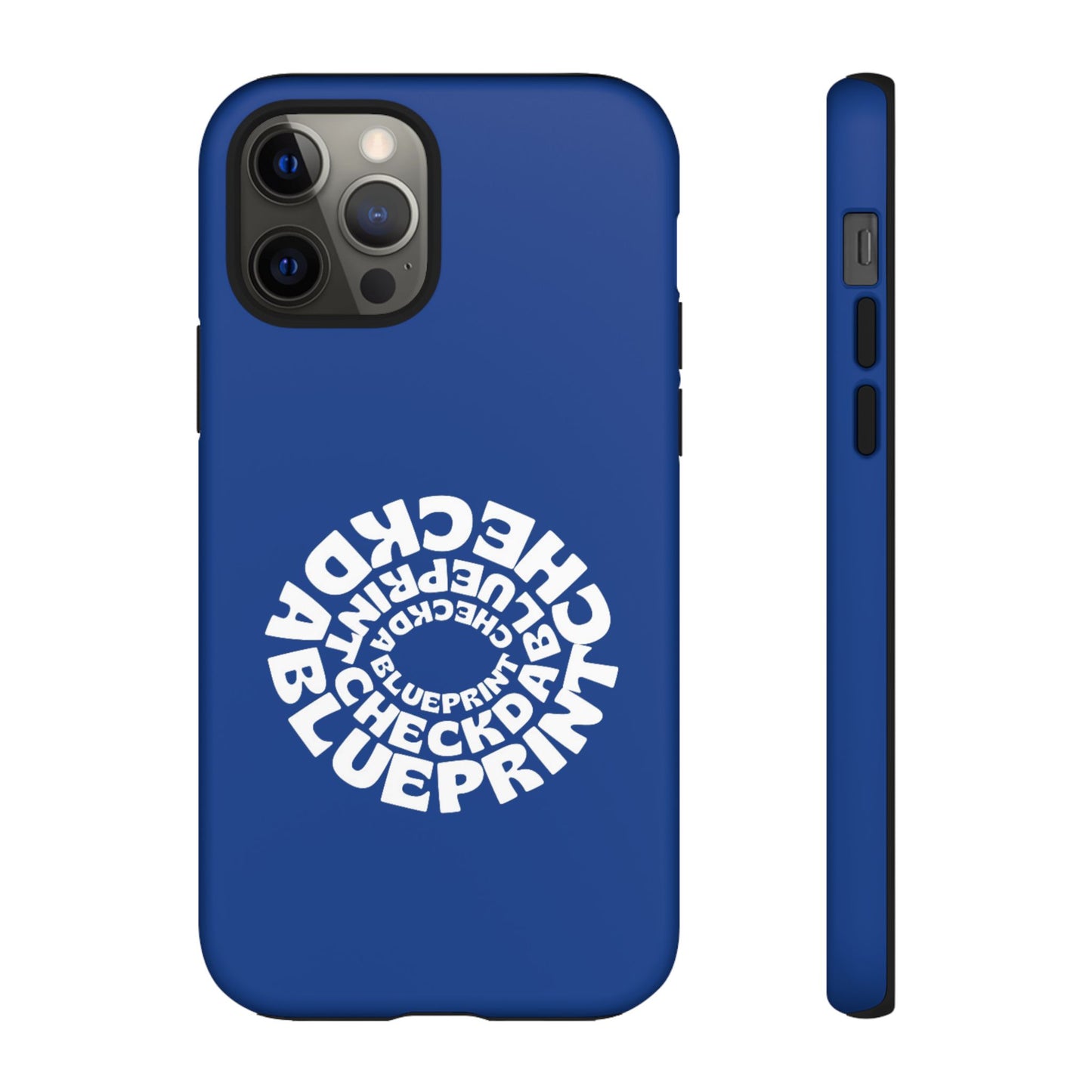 Check-Da-Blueprint phone case