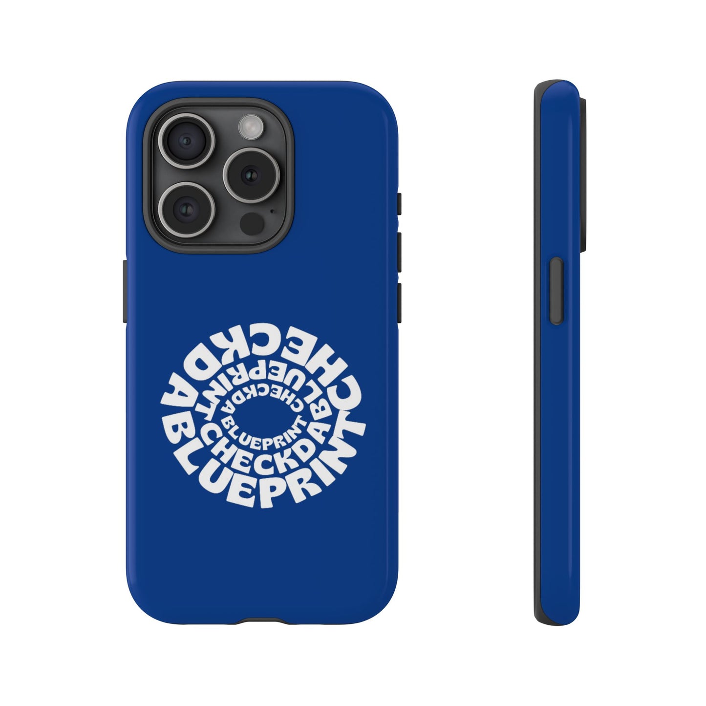 Check-Da-Blueprint phone case