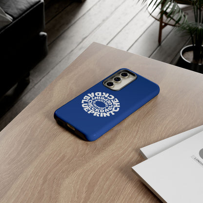 Check-Da-Blueprint phone case