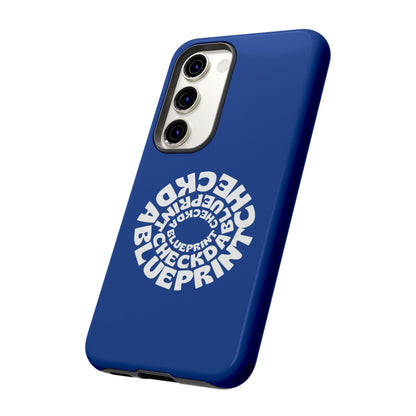 Check-Da-Blueprint phone case