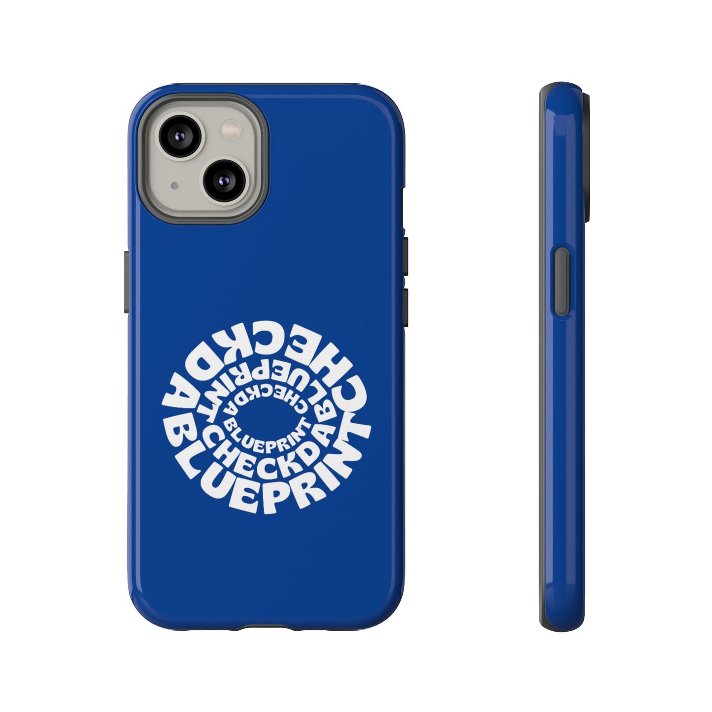 Check-Da-Blueprint phone case