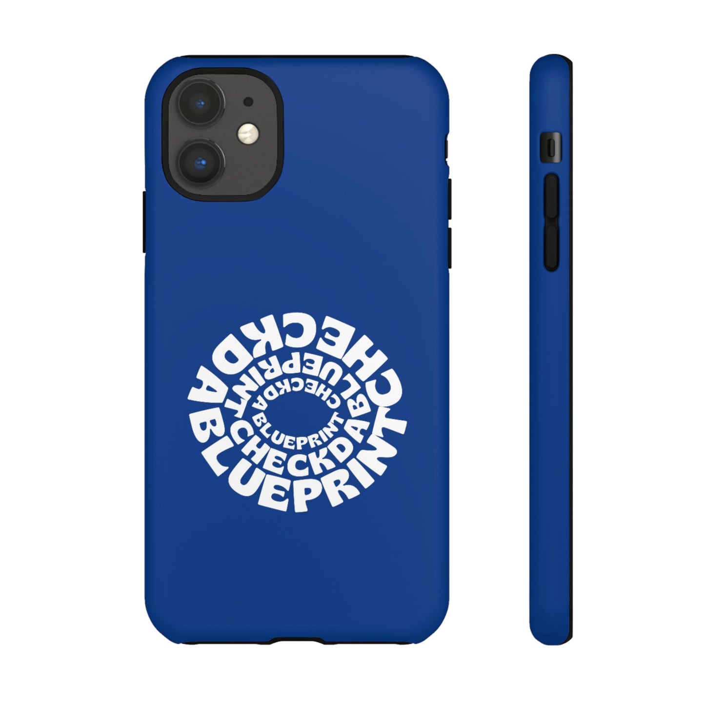 Check-Da-Blueprint phone case