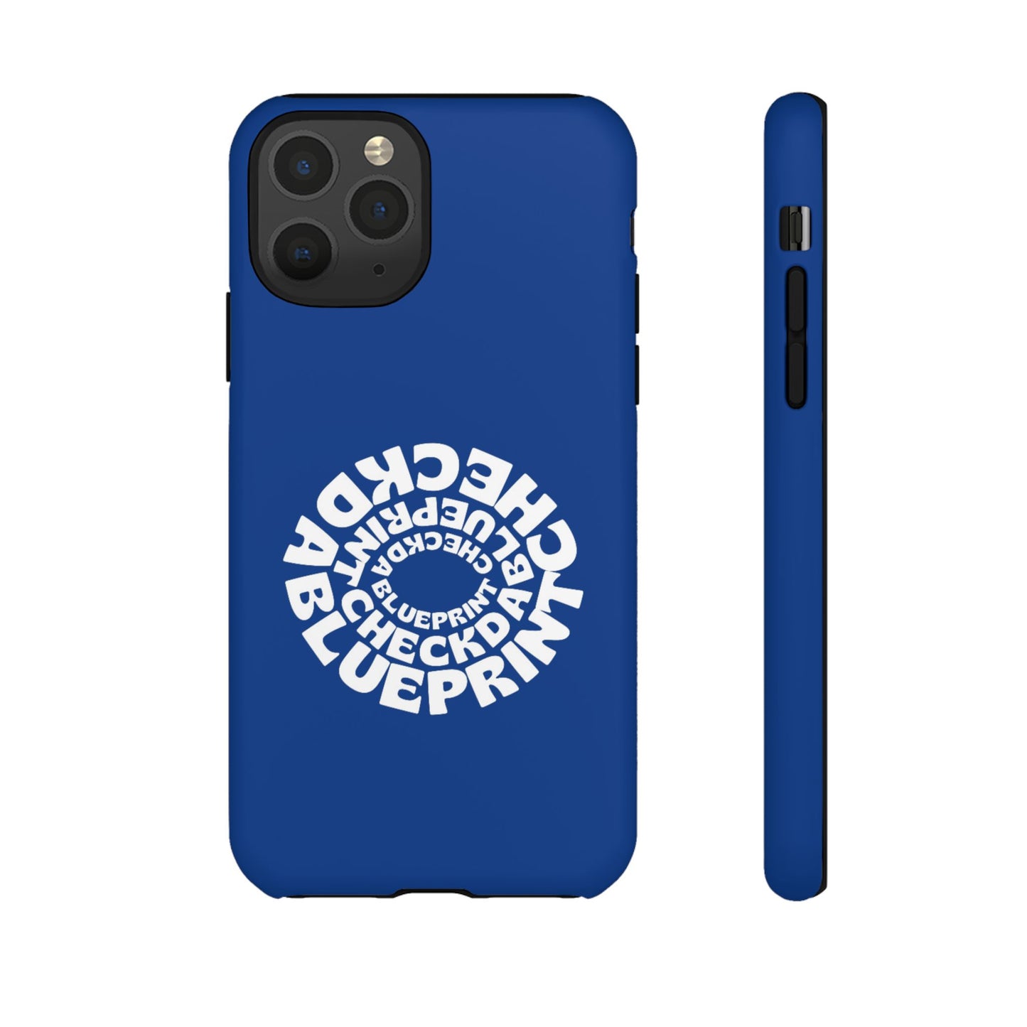 Check-Da-Blueprint phone case