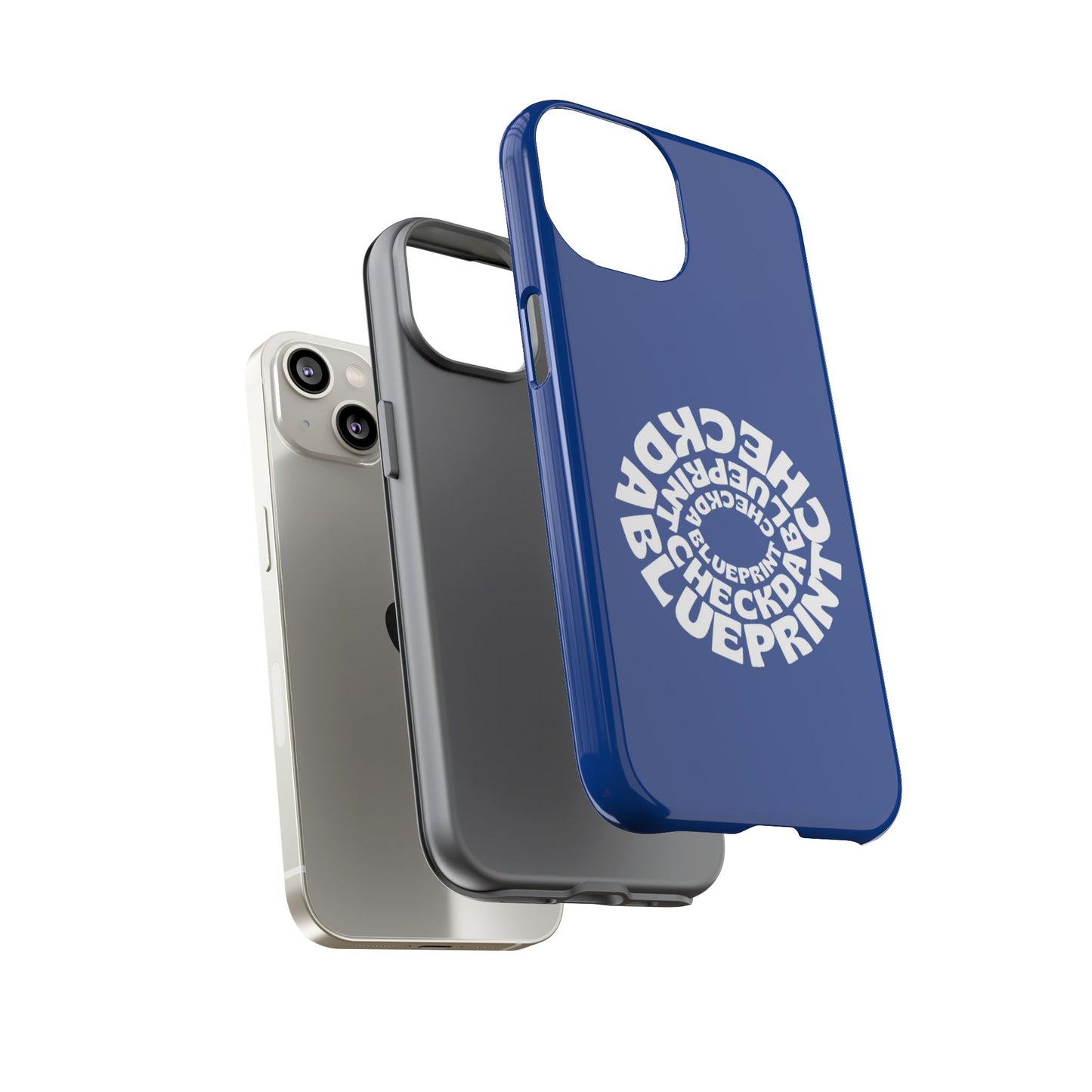 Check-Da-Blueprint phone case