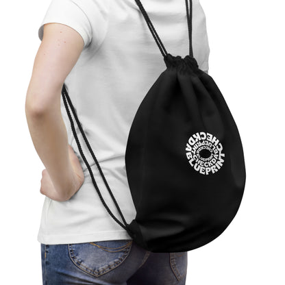 Check-Da-Blueprint Drawstring bag