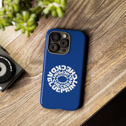 Check-Da-Blueprint phone case