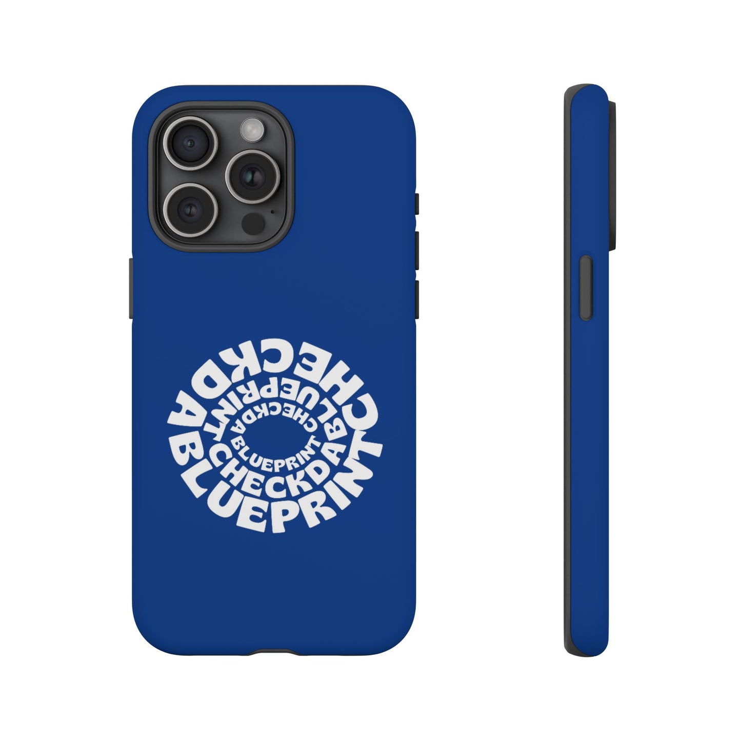 Check-Da-Blueprint phone case