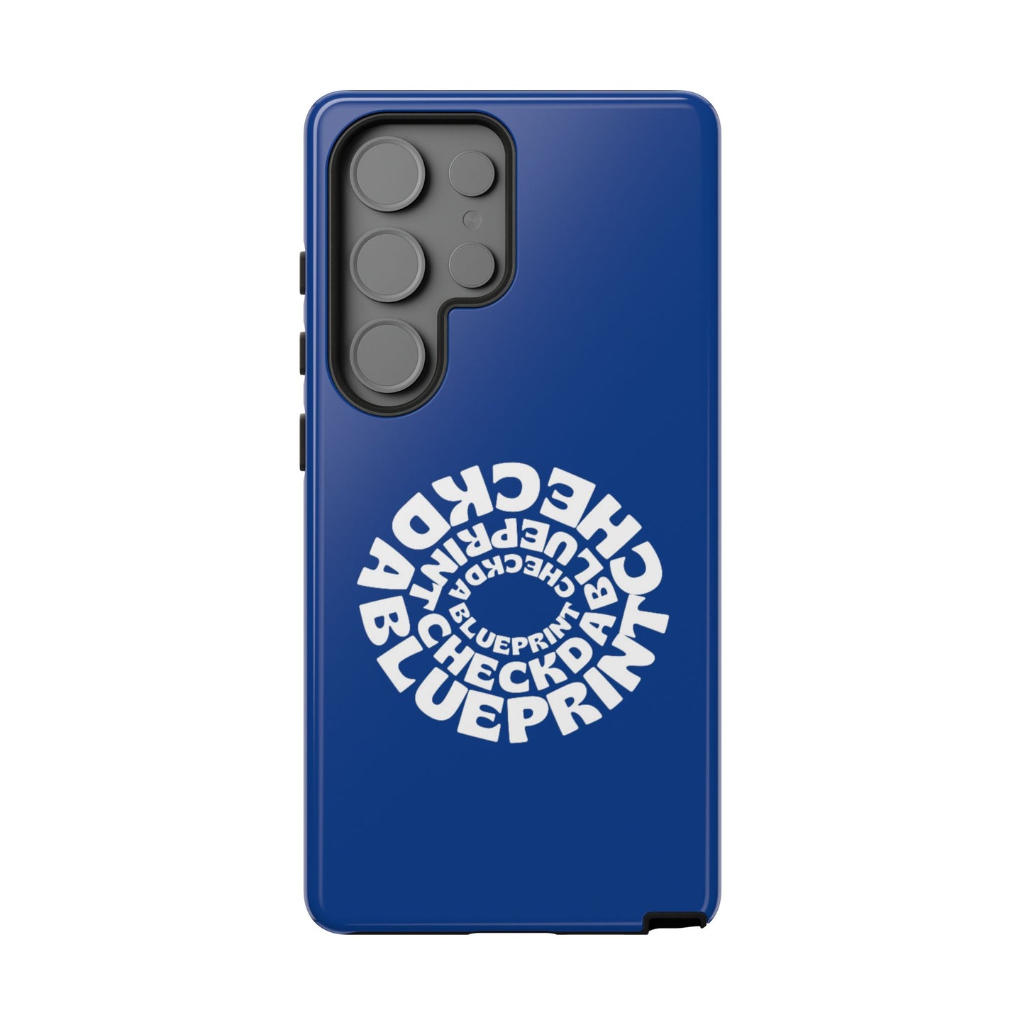 Check-Da-Blueprint phone case