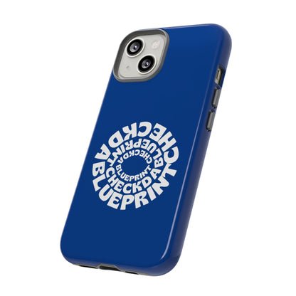 Check-Da-Blueprint phone case