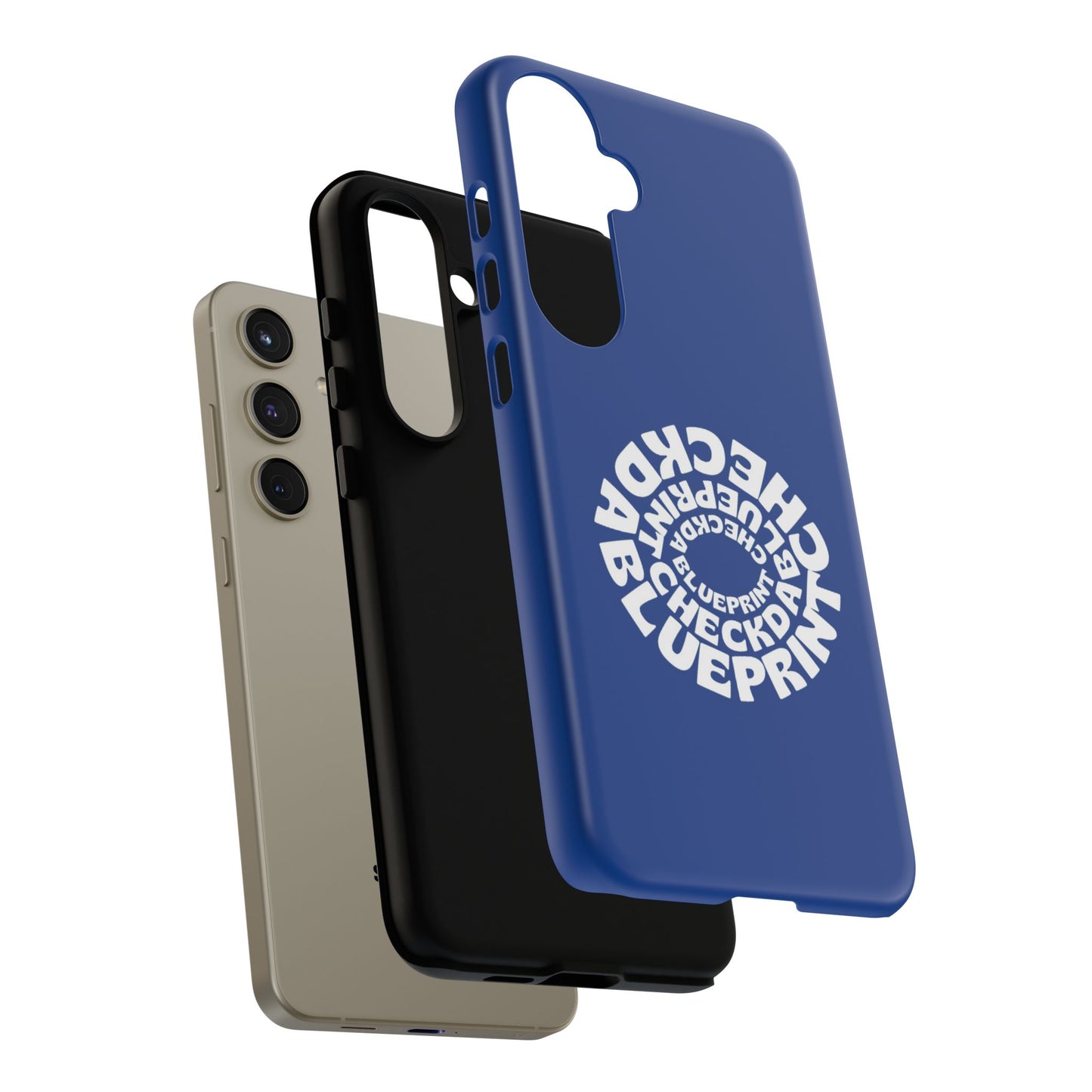 Check-Da-Blueprint phone case