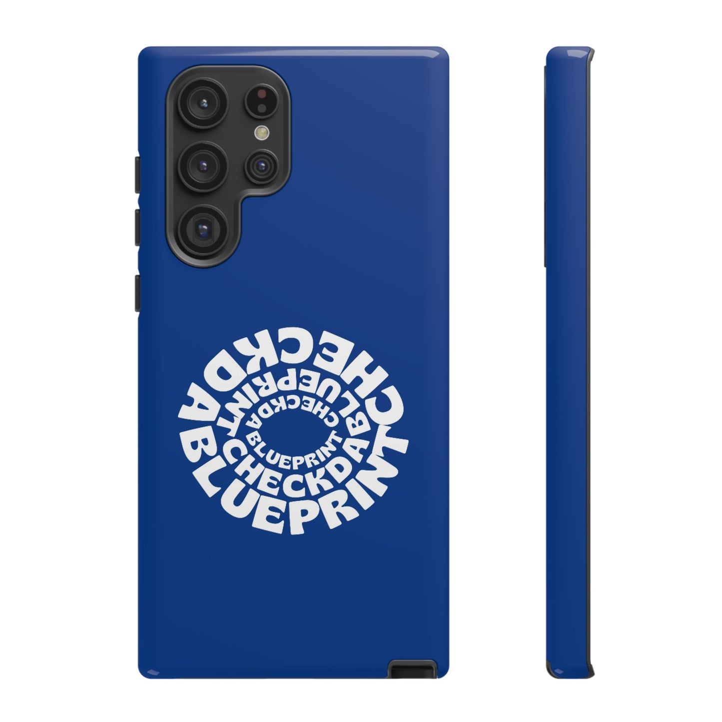 Check-Da-Blueprint phone case