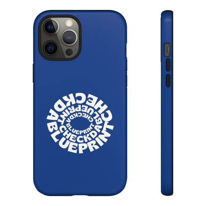 Check-Da-Blueprint phone case