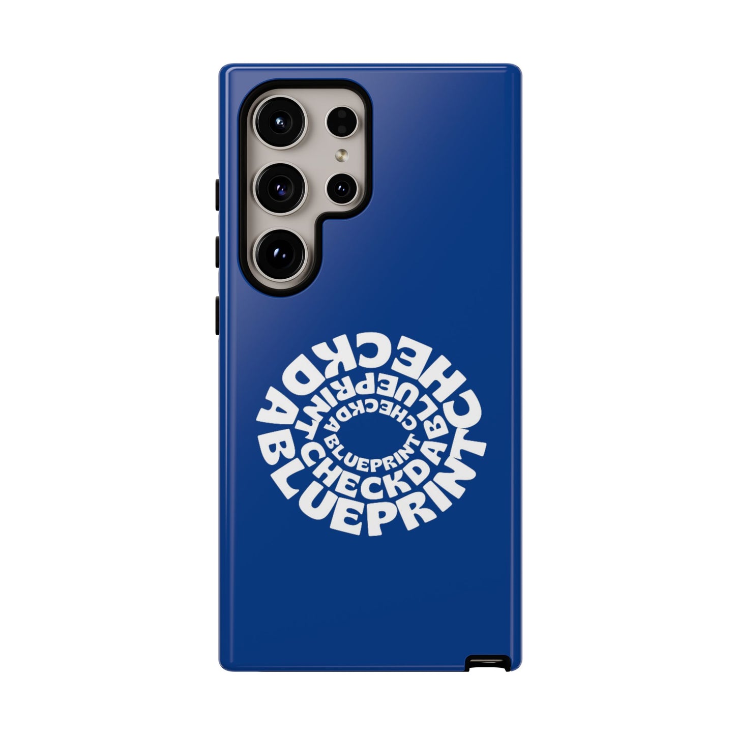 Check-Da-Blueprint phone case