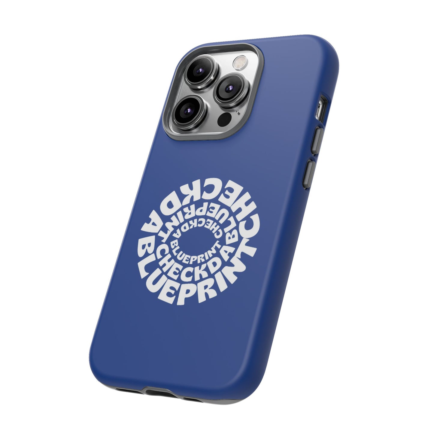 Check-Da-Blueprint phone case