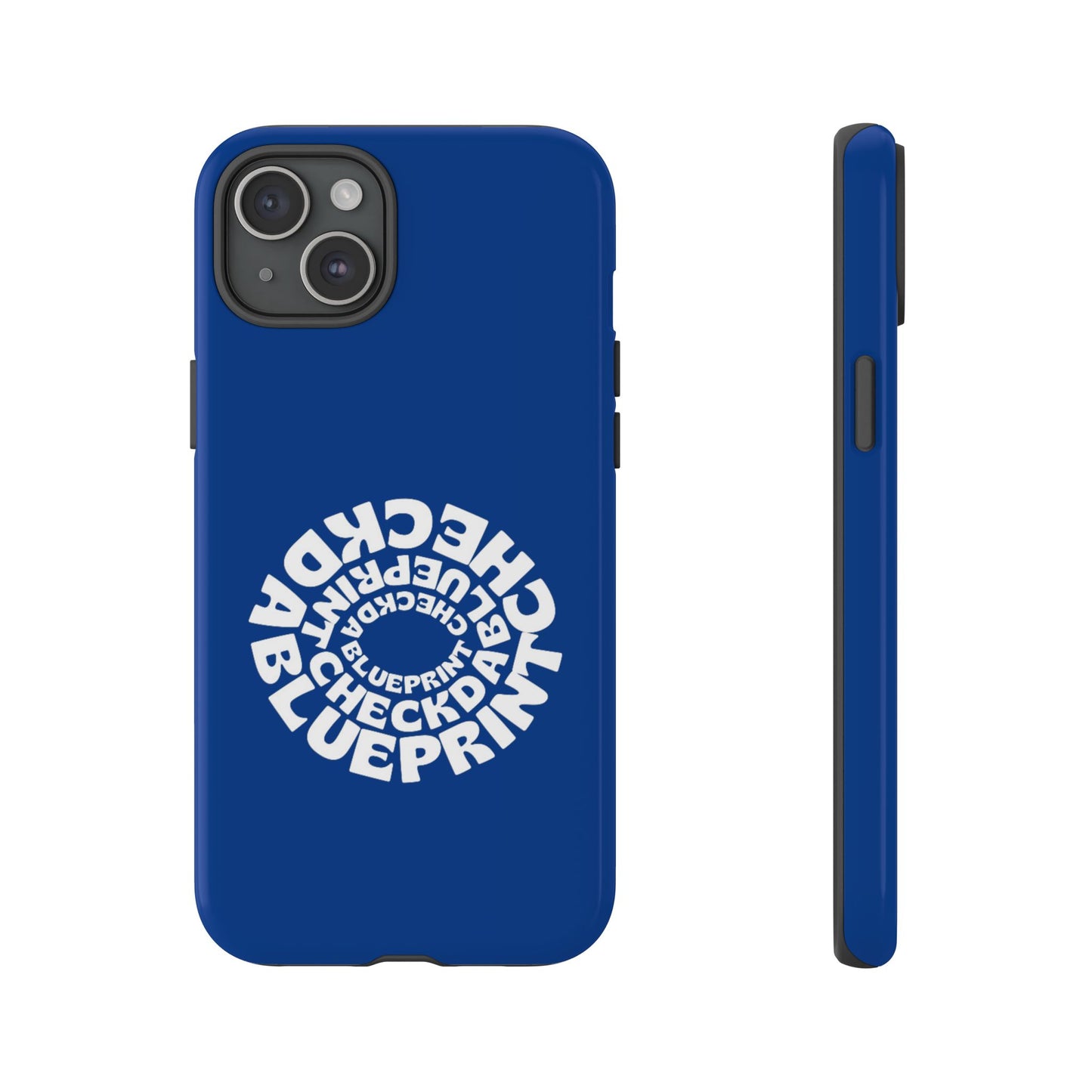 Check-Da-Blueprint phone case