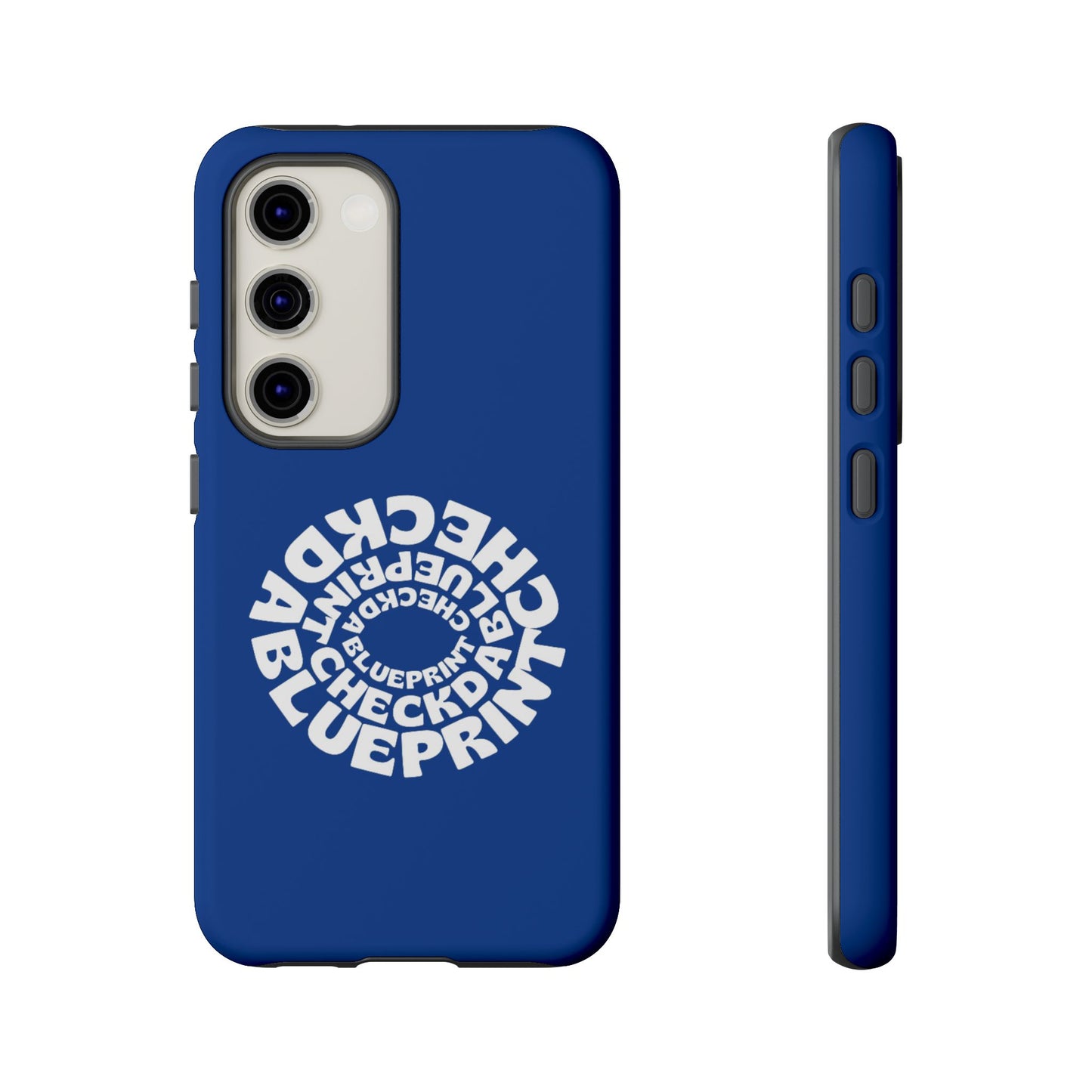 Check-Da-Blueprint phone case