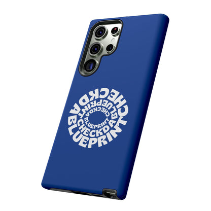 Check-Da-Blueprint phone case