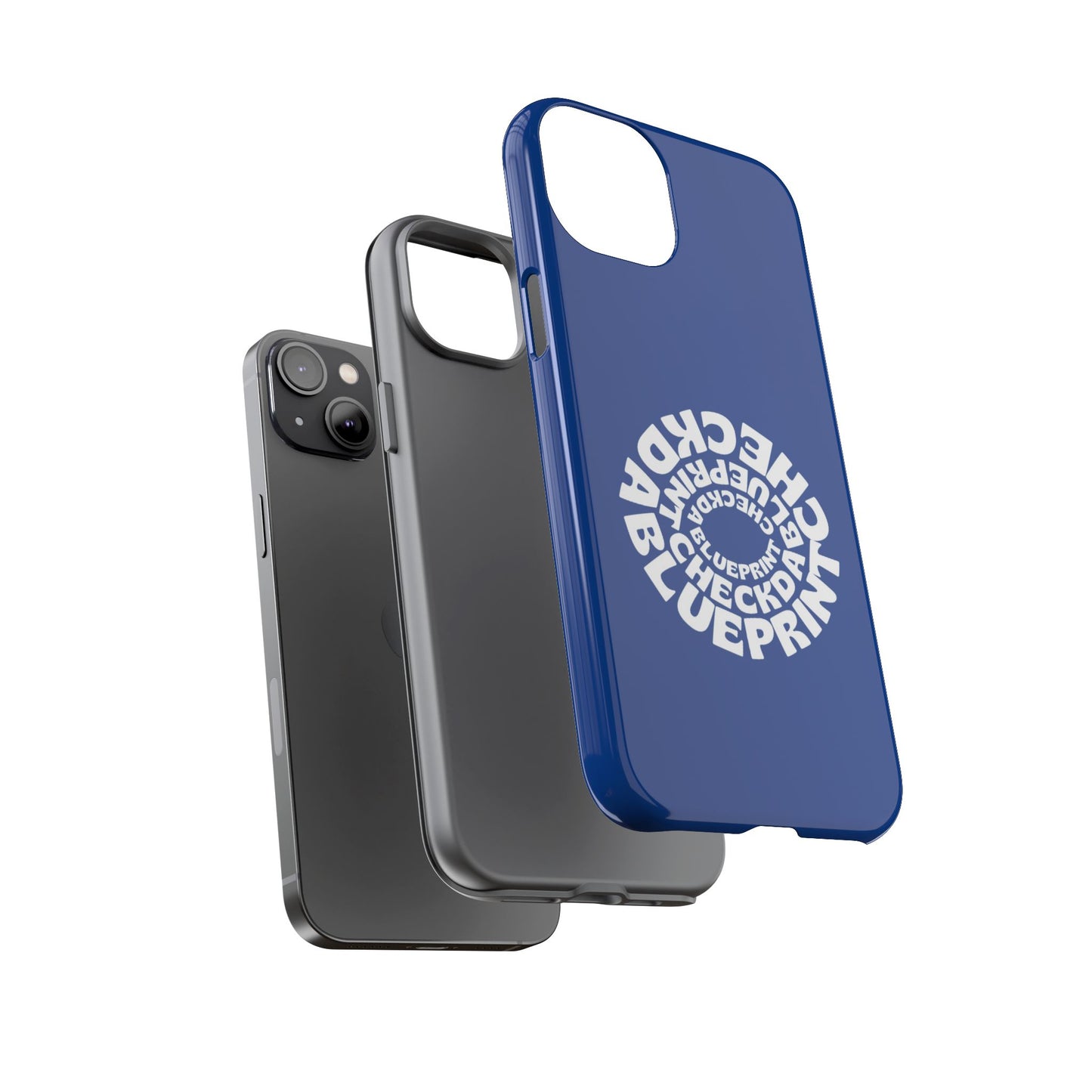 Check-Da-Blueprint phone case