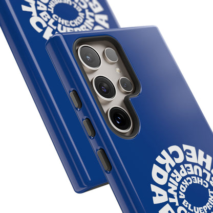 Check-Da-Blueprint phone case