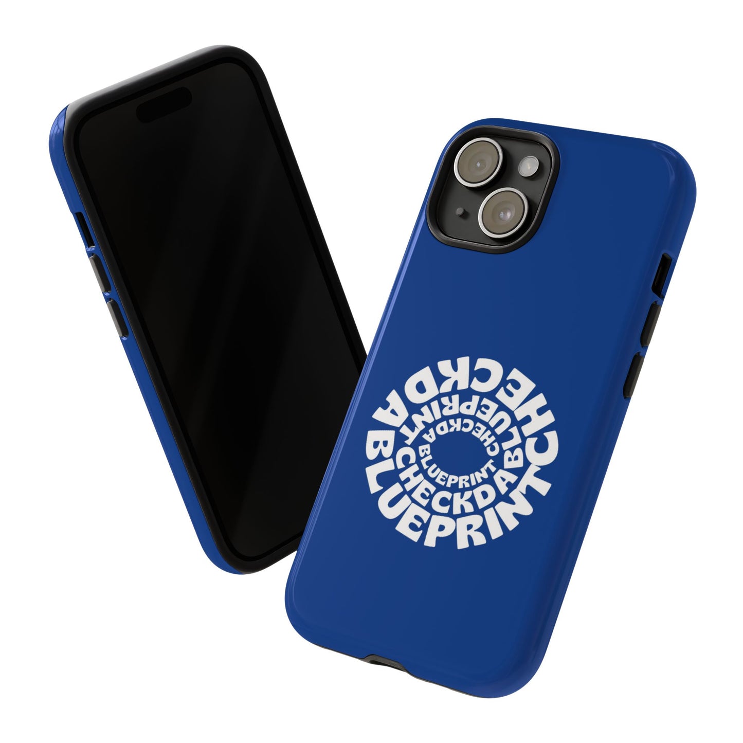 Check-Da-Blueprint phone case