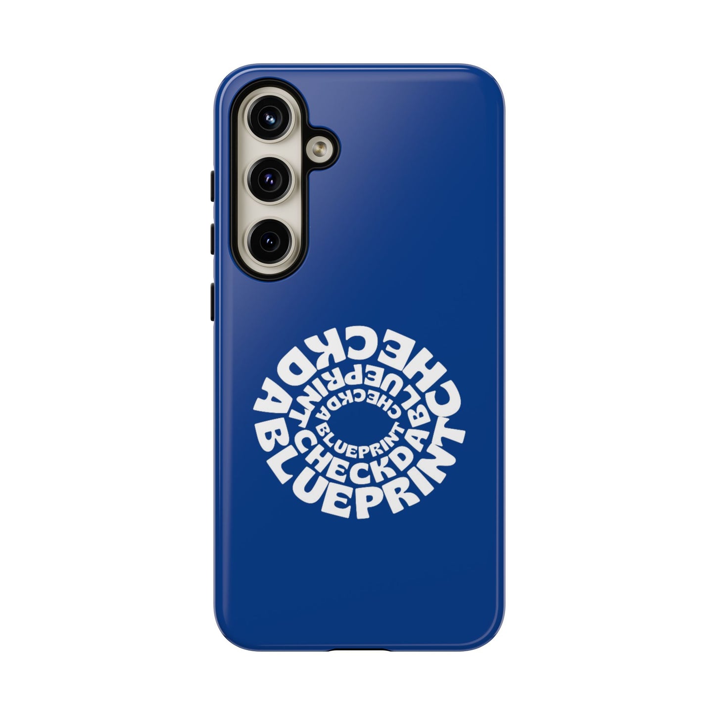 Check-Da-Blueprint phone case