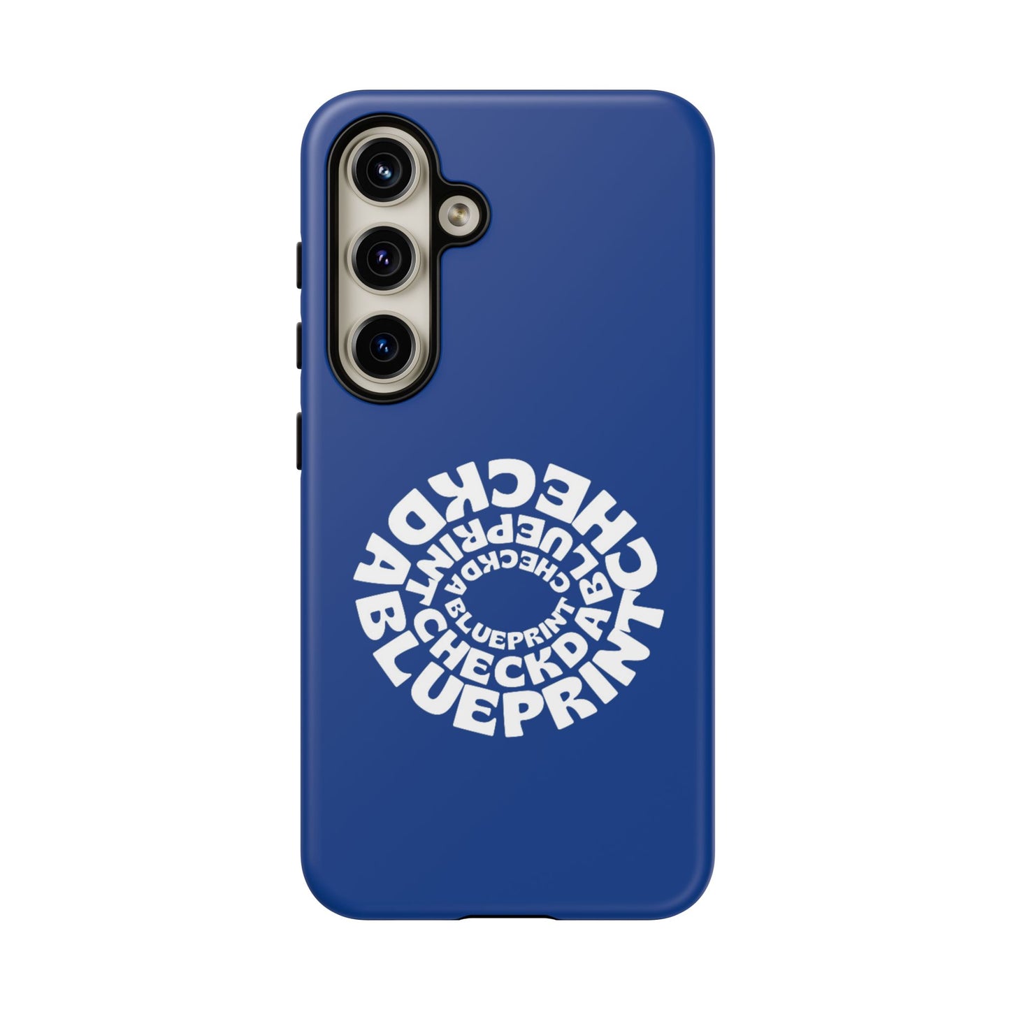 Check-Da-Blueprint phone case