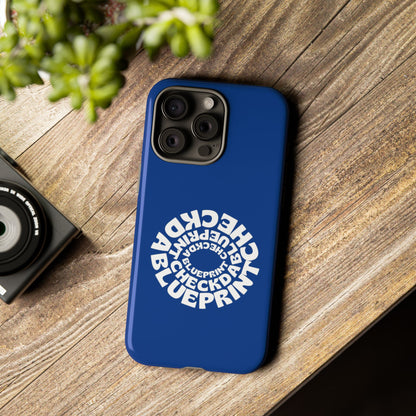 Check-Da-Blueprint phone case