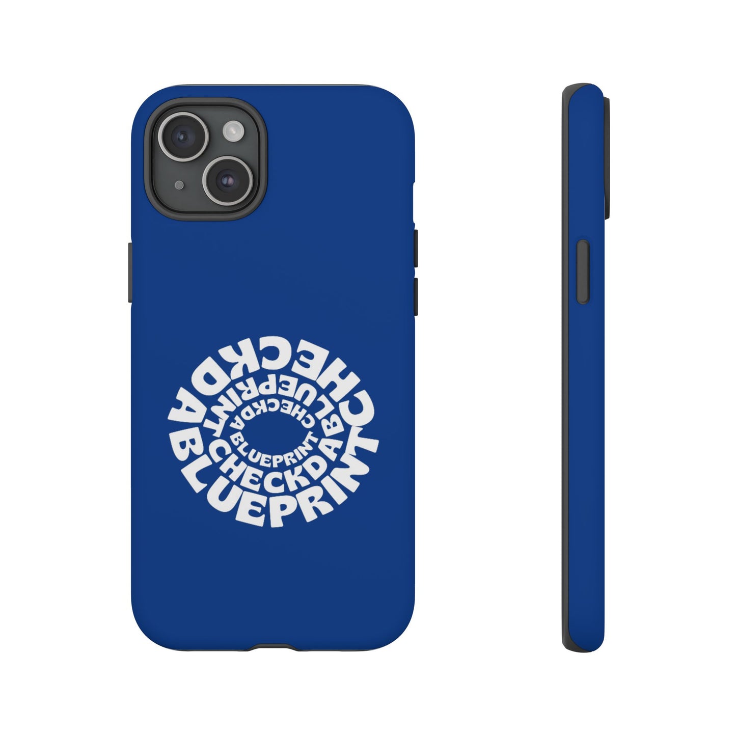 Check-Da-Blueprint phone case