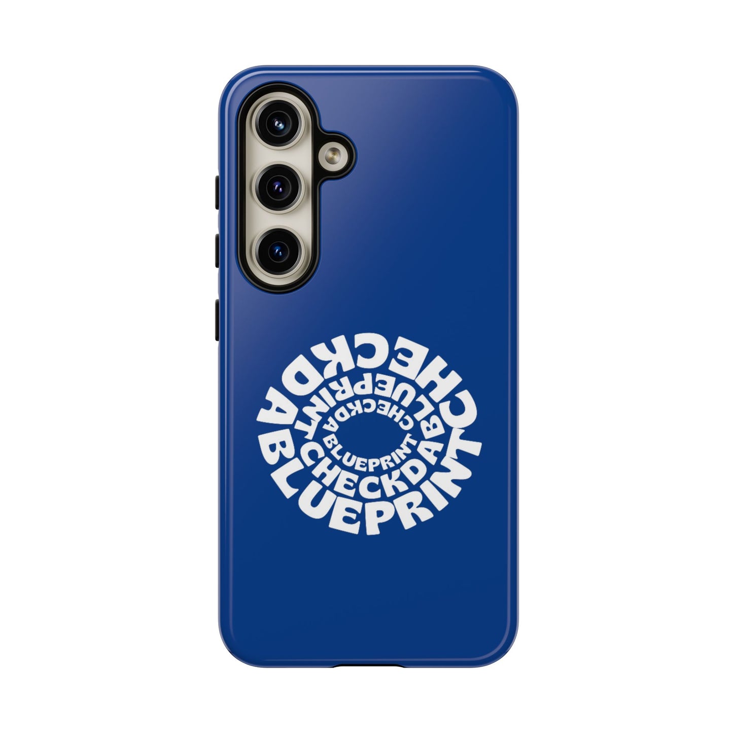 Check-Da-Blueprint phone case