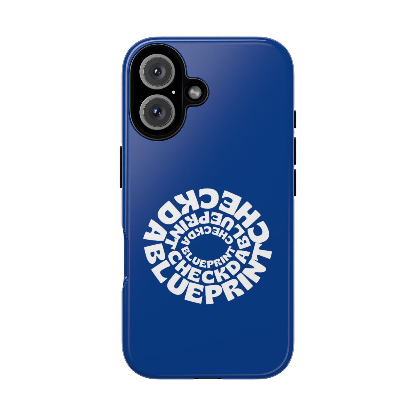 Check-Da-Blueprint phone case