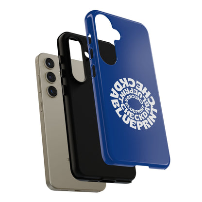 Check-Da-Blueprint phone case