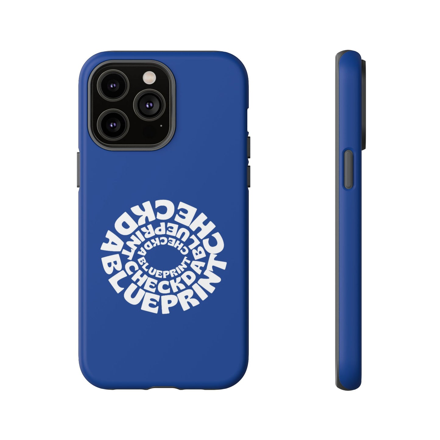 Check-Da-Blueprint phone case